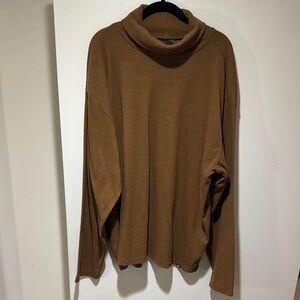 Men's Brown Turtleneck Sweater